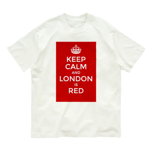 London is Red オーガニックコットンTシャツ