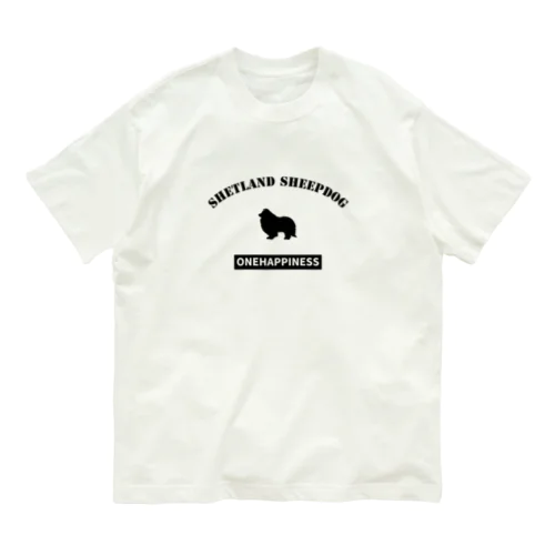 シェットランドシープドッグ　ONEHAPPINESS Organic Cotton T-Shirt