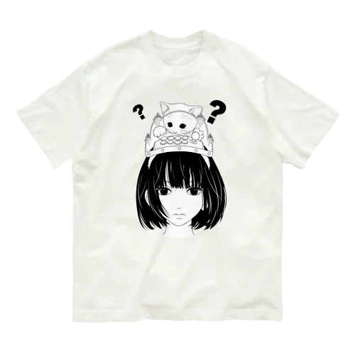 猫（操縦）型 Organic Cotton T-Shirt