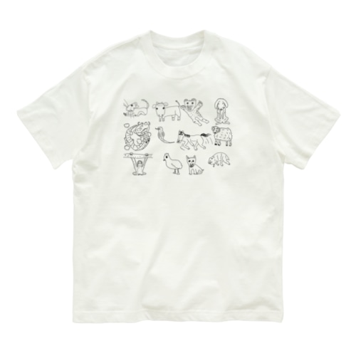 kawaii十二支 Organic Cotton T-Shirt