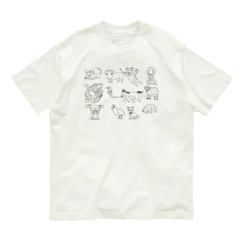 kawaii十二支 オーガニックコットンTシャツ