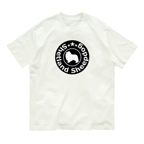 シェルティ【ロゴ風】 Organic Cotton T-Shirt