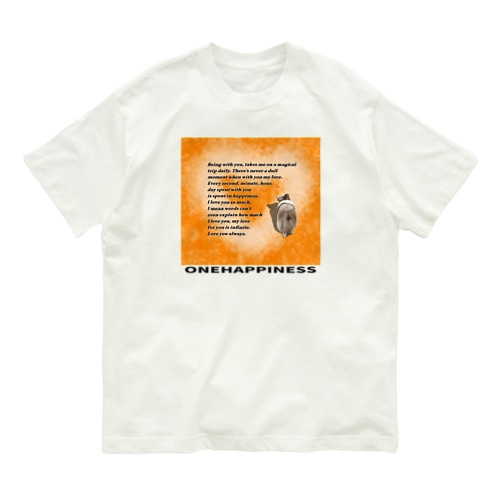 シェルティ　ハート Organic Cotton T-Shirt