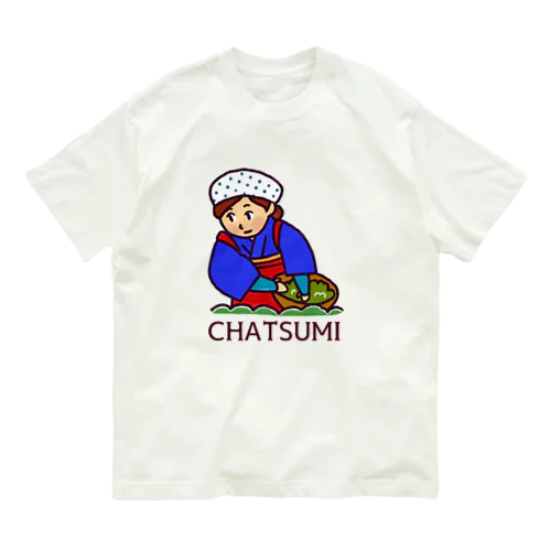 LET'S　茶摘み オーガニックコットンTシャツ