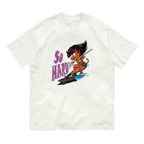 “So HARD” オーガニックコットンTシャツ