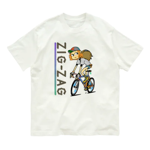 “ZIG-ZAG” 1 유기농 코튼 티셔츠