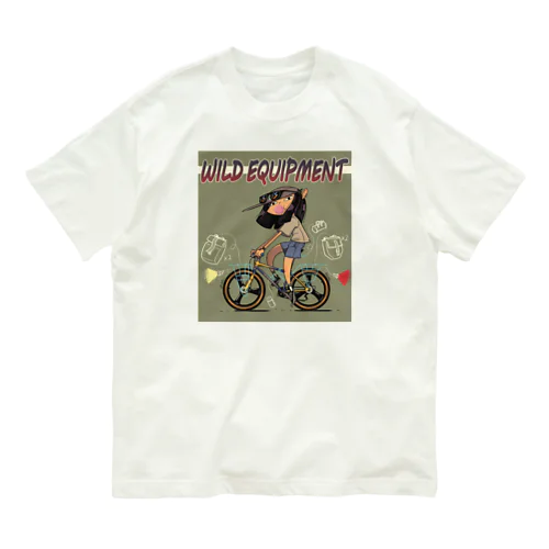 "WILD EQUIPMENT” オーガニックコットンTシャツ