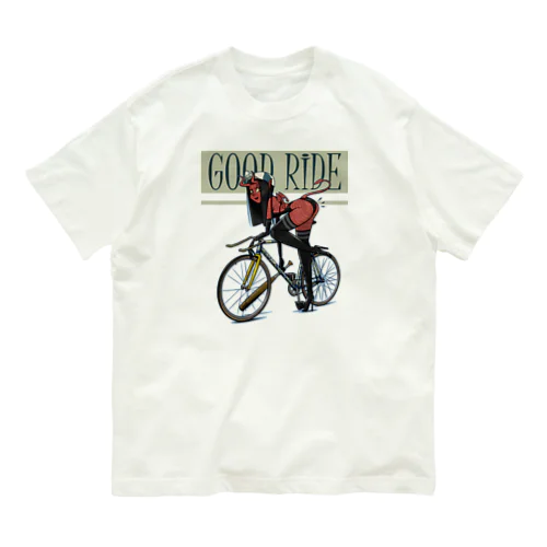 "GOOD RIDE" オーガニックコットンTシャツ