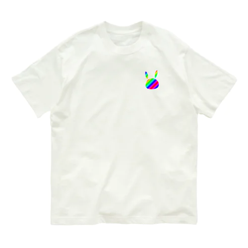 ゲーミングウサギ オーガニックコットンTシャツ