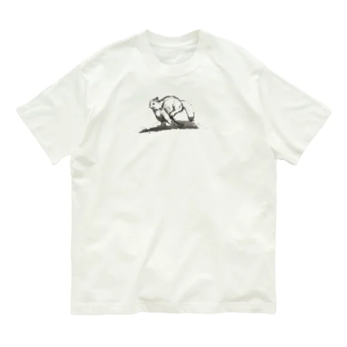 躍動感猫 Organic Cotton T-Shirt