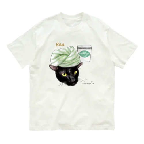 うちの子にくきゅうポートレート★ビー オーガニックコットンTシャツ