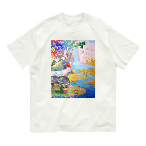 狼たちと美しい世界 Organic Cotton T-Shirt