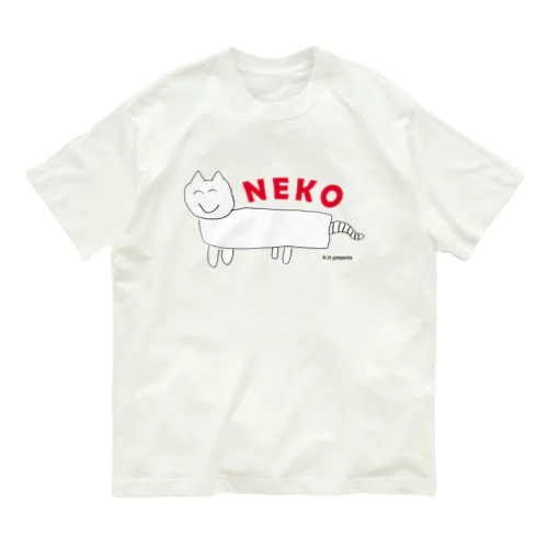 ねこ（小2） オーガニックコットンTシャツ