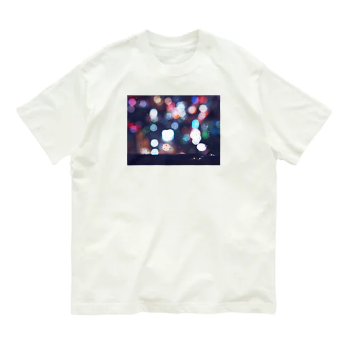 玉ボケ(ver:カラフル) Organic Cotton T-Shirt