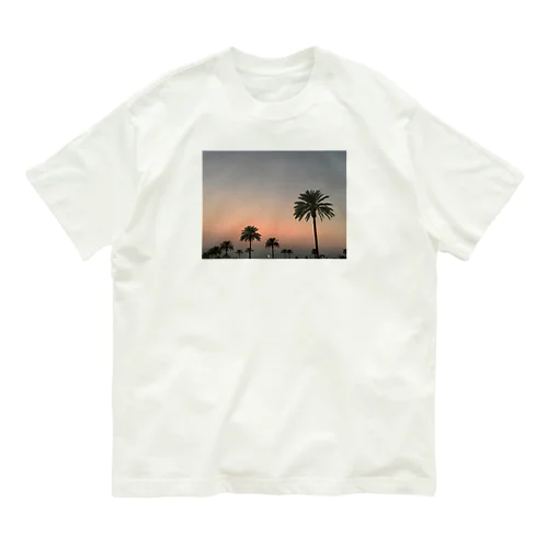 LA palms オーガニックコットンTシャツ