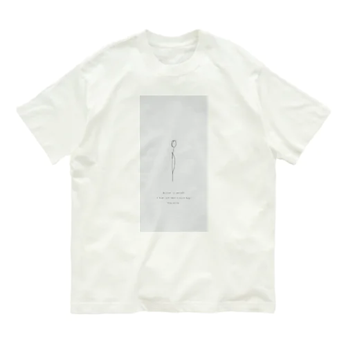 green gray オーガニックコットンTシャツ