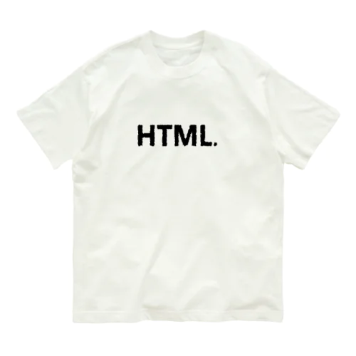 HTML. オーガニックコットンTシャツ