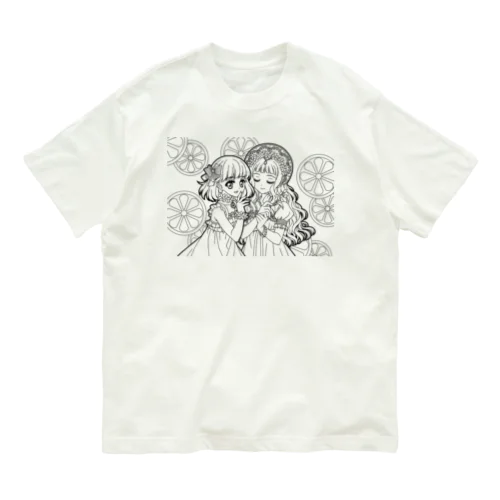 レモンの妖精（線画） オーガニックコットンTシャツ