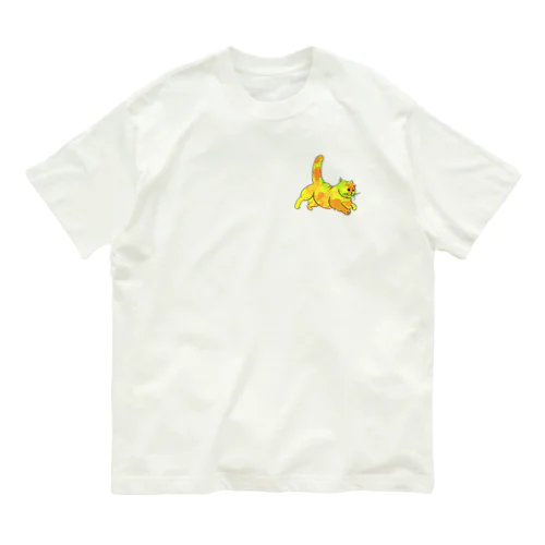 夜に急ぐ猫（単体） Organic Cotton T-Shirt