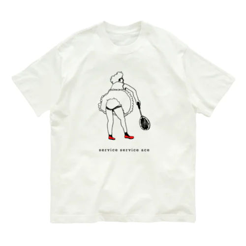 サービスサービスエース オーガニックコットンTシャツ