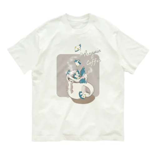 ドリップ・ドップリ・ペンギン Organic Cotton T-Shirt