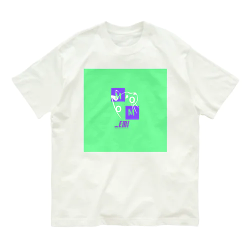 momo_emi ロゴグッズ オーガニックコットンTシャツ