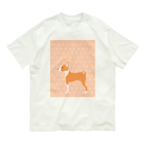 バセンジー オーガニックコットンTシャツ