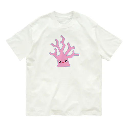 サンゴの日 対応グッズ サンゴくん オーガニックコットンTシャツ