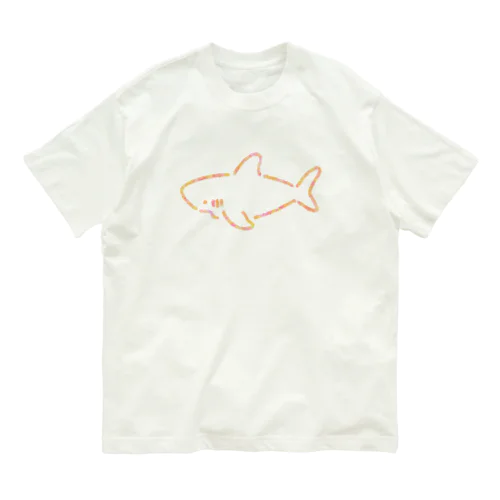 わりとシンプルなサメ2021ピンク系Ver. Organic Cotton T-Shirt