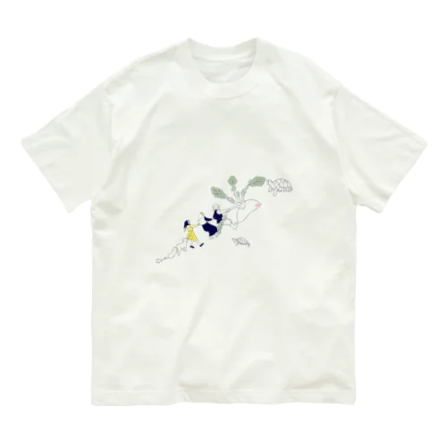 かめさん戦力外 Organic Cotton T-Shirt