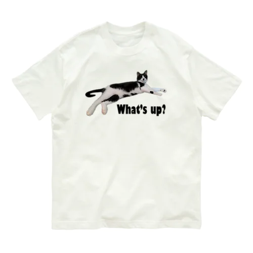 What’s up?　トンくん オーガニックコットンTシャツ