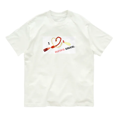 ケチャップ+マヨ　Ketchup and Mayonnaise オーガニックコットンTシャツ