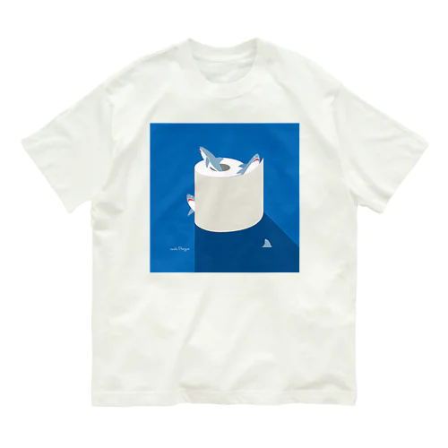 夜のSAME Paper Organic Cotton T-Shirt