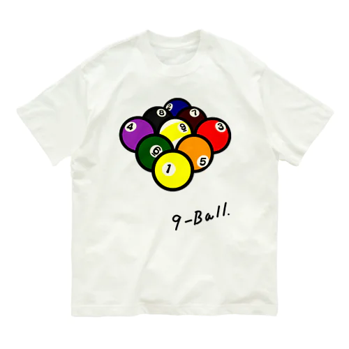 9-ball♪ オーガニックコットンTシャツ