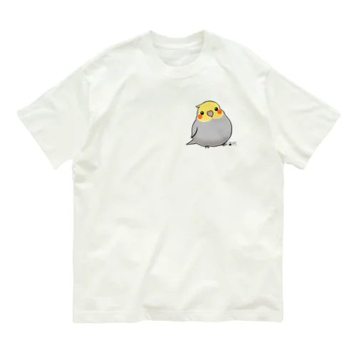 *KAKAPO*のふんわりオカメインコちゃん(のまる) Organic Cotton T-Shirt