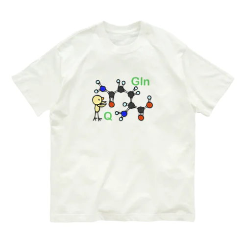 アミノ酸ぴよ グルタミン Organic Cotton T-Shirt