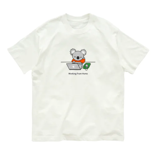 コアラさんのリモートワーク Organic Cotton T-Shirt