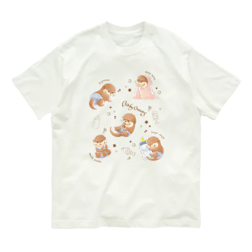 Baby Otters オーガニックコットンTシャツ