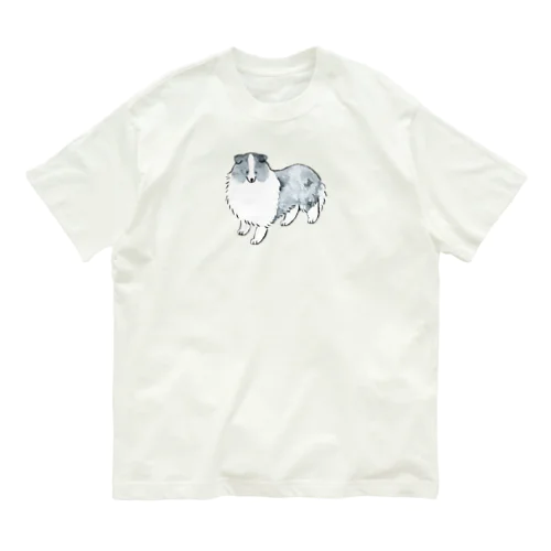 シェルティ・バイブルー Organic Cotton T-Shirt