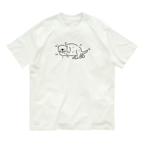 おひるねラッコ オーガニックコットンTシャツ