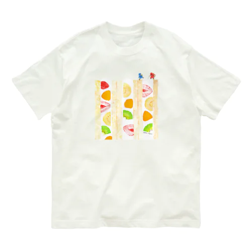 フルーツサンド登山Tシャツ Organic Cotton T-Shirt