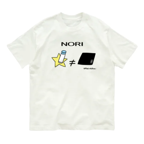 NORI オーガニックコットンTシャツ