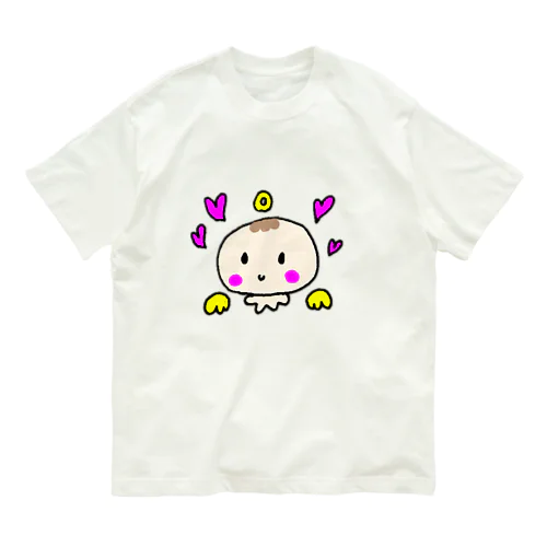 ゆるかわベビーの天使ちゃん Organic Cotton T-Shirt