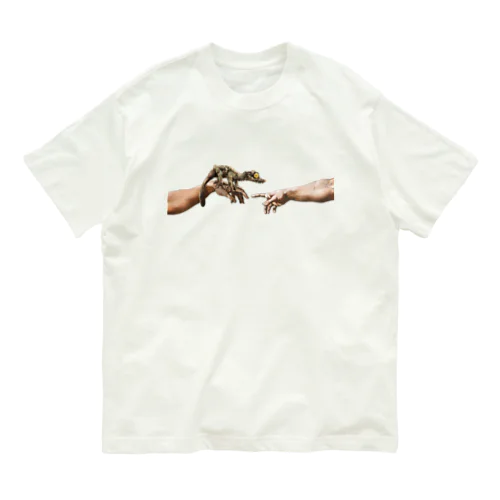 ミケランジェロとフリンジヘラオヤモリ Organic Cotton T-Shirt