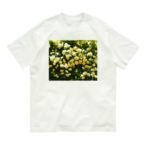 満面モッコウバラ Organic Cotton T-Shirt