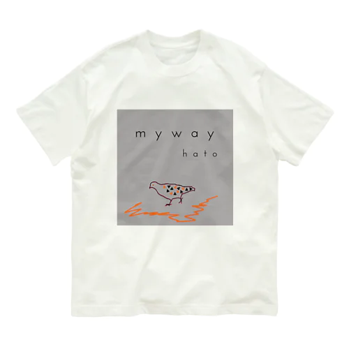 my way hato オーガニックコットンTシャツ