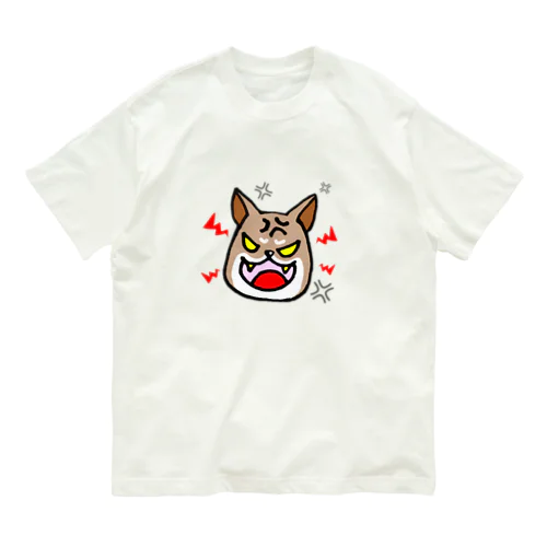 怒れる柴犬さん オーガニックコットンTシャツ