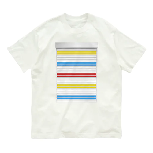 よく見る韓国のシャッター（細い店） Organic Cotton T-Shirt