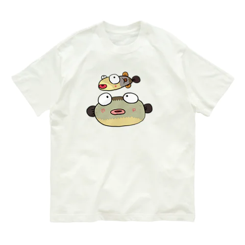 ハリセンボン オーガニックコットンTシャツ