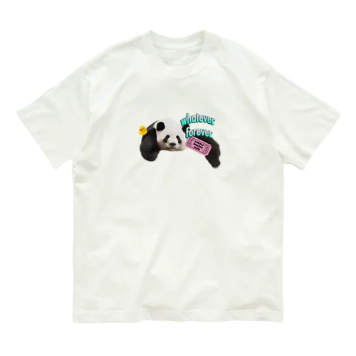 panda オーガニックコットンTシャツ